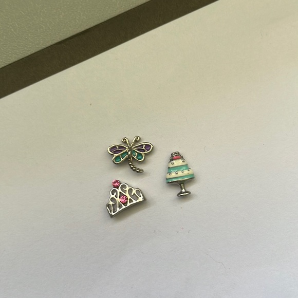 Origami Owl Birthday Princess Charm Bundle - Picture 1 of 4